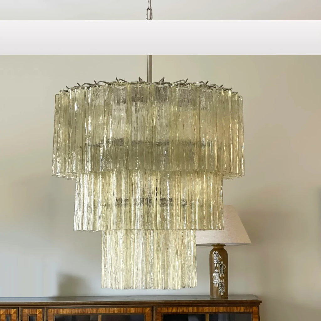 Murano Honey Glass Tube Chandelier product image