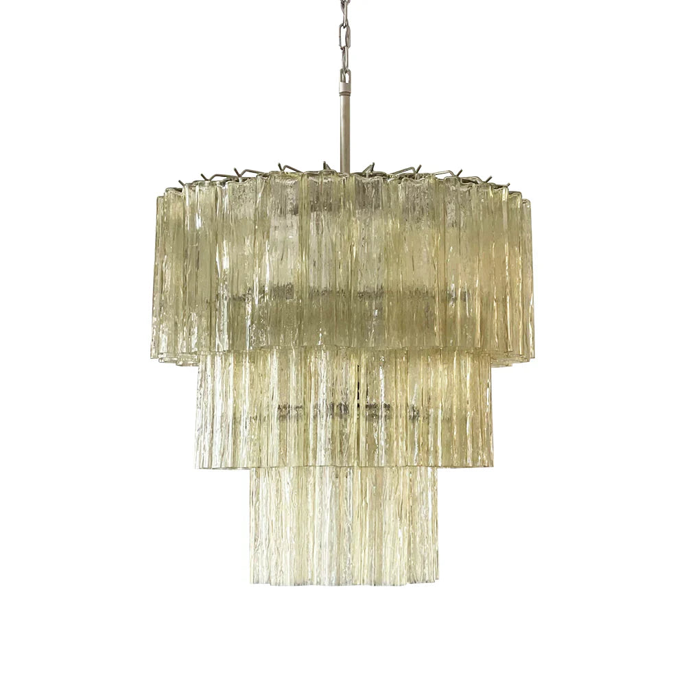 Murano Honey Glass Tube Chandelier product image