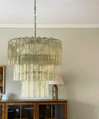 Murano Honey Glass Tube Chandelier product image