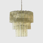 Murano Honey Glass Tube Chandelier product image
