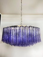 Murano Large Amethyst Glass Tube Chandelier product image