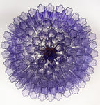 Murano Large Amethyst Glass Tube Chandelier product image
