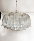 Murano Large Transparent Glass Tube Chandelier product image