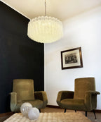 Murano Large Transparent Glass Tube Chandelier additional product view