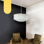 Murano Large Transparent Glass Tube Chandelier product image