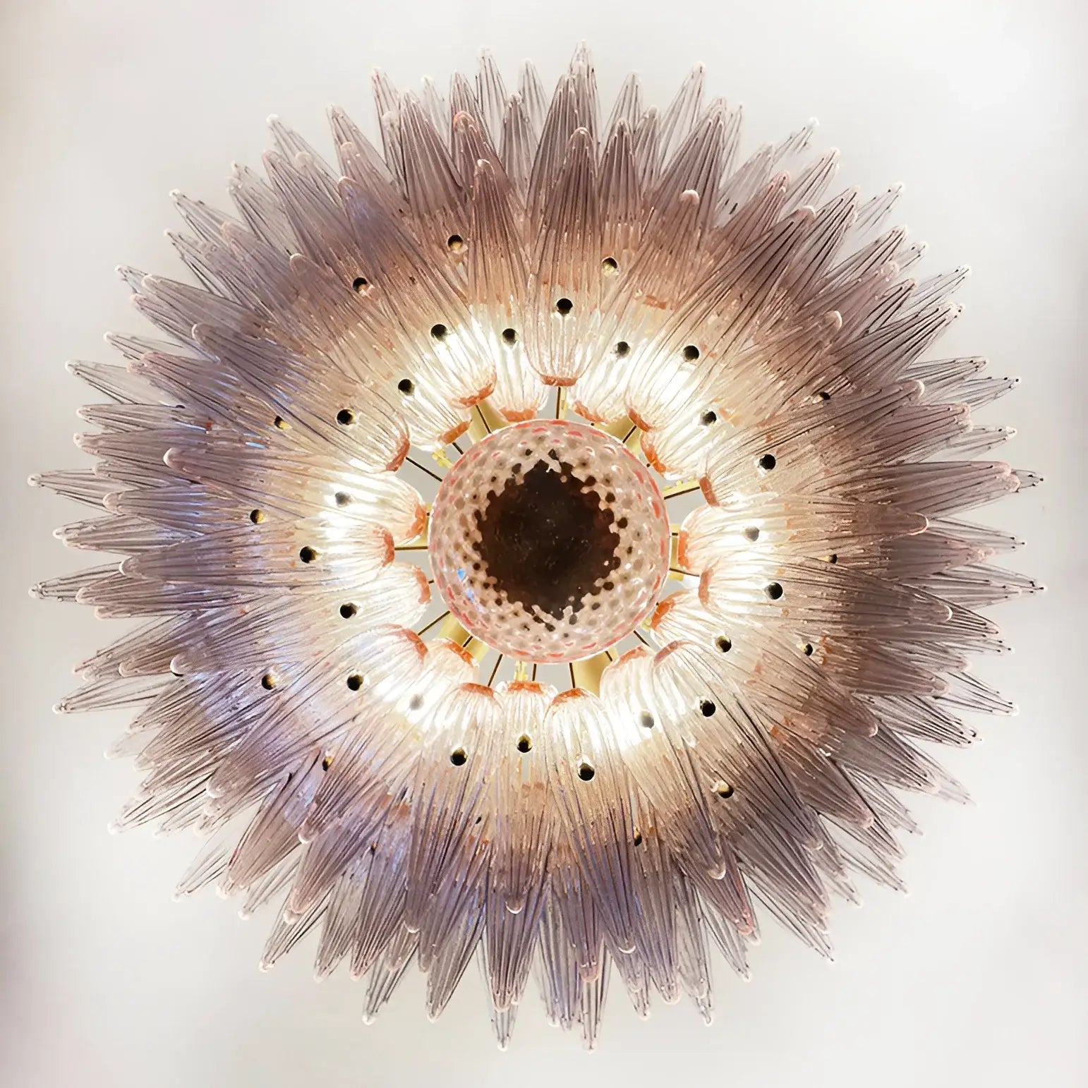 Murano Palmette Pink Chandelier product image