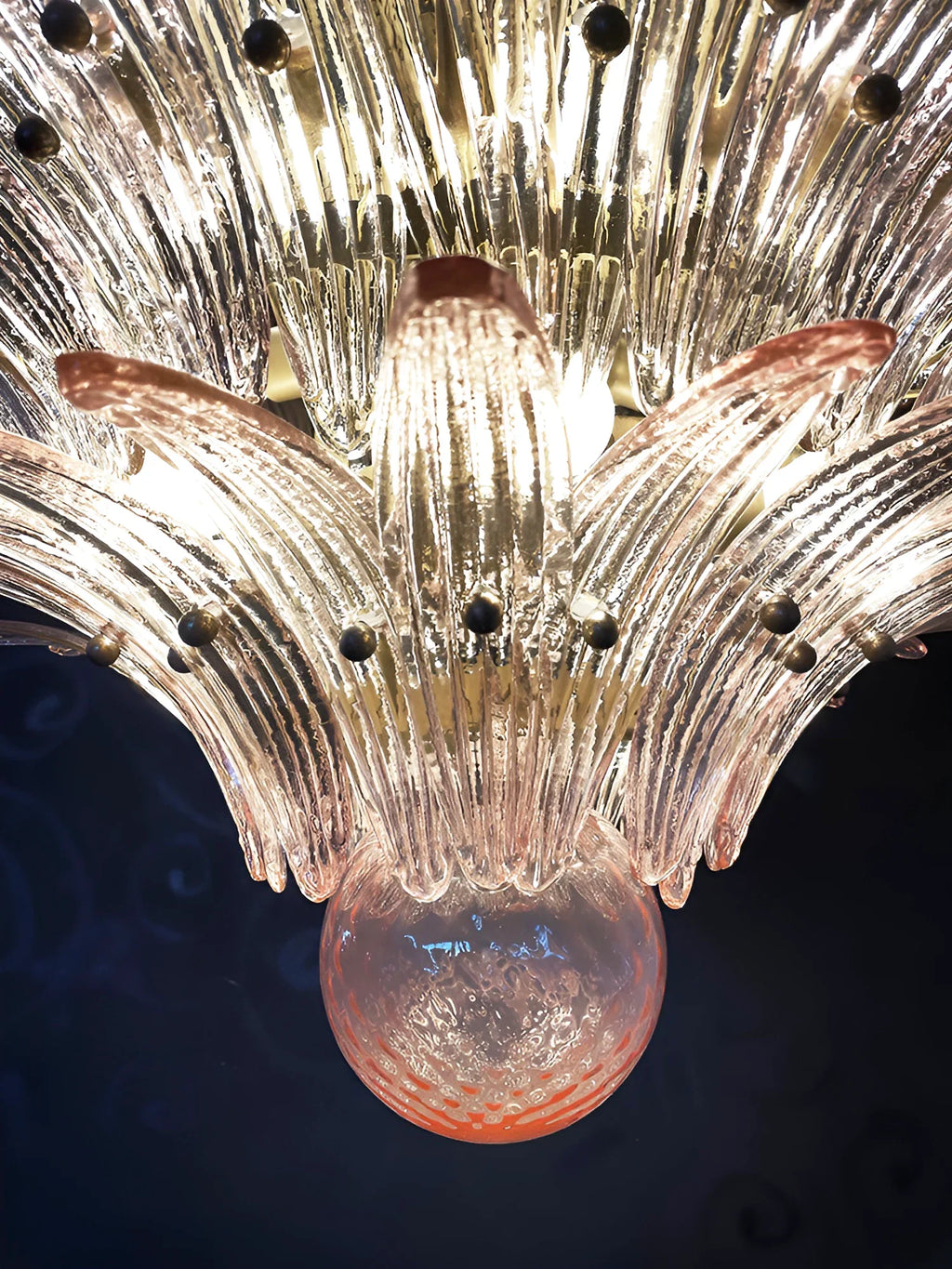 Murano Palmette Pink Chandelier product image