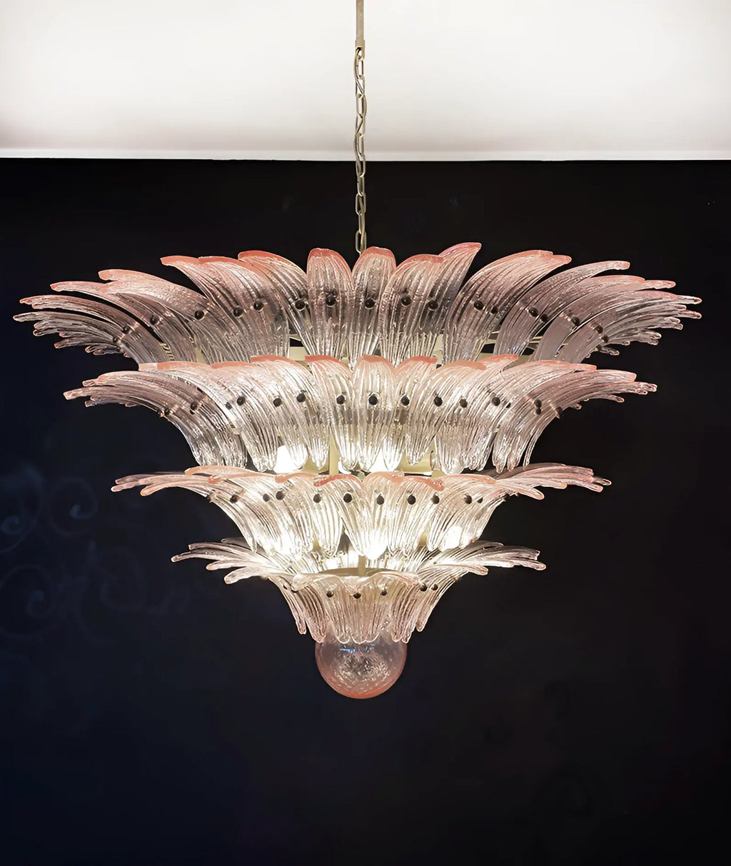 Murano Palmette Pink Chandelier product image