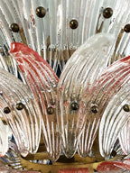 Murano Palmette Pink Trasparent Chandelier product image
