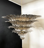 Palmette Murano Smoked Glass Chandelier product image