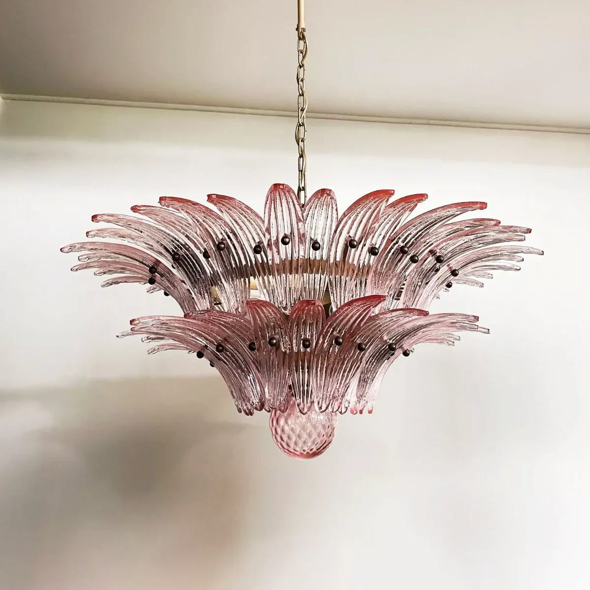 Murano Palmette Pink Chandelier product image