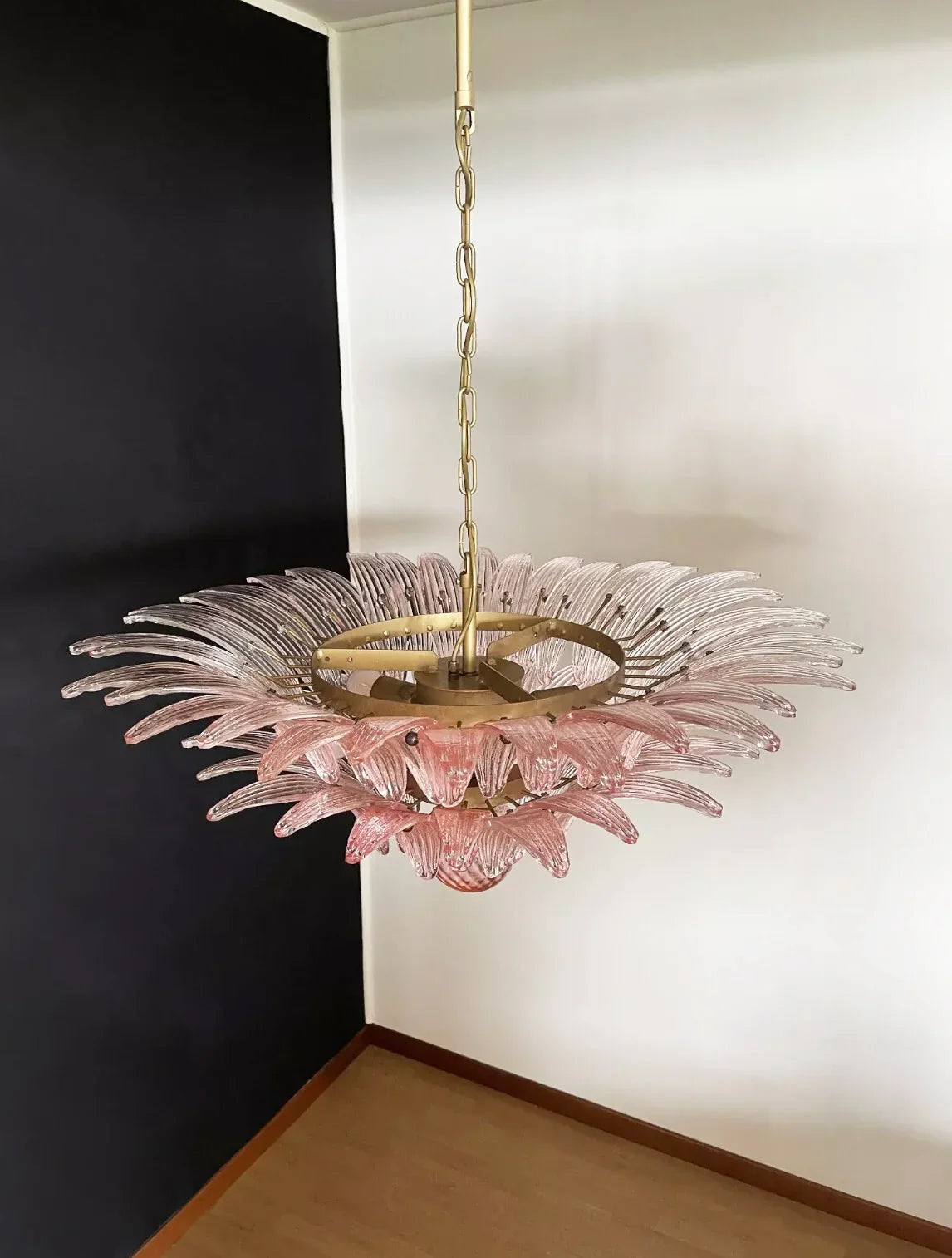 Murano Palmette Pink Chandelier product image