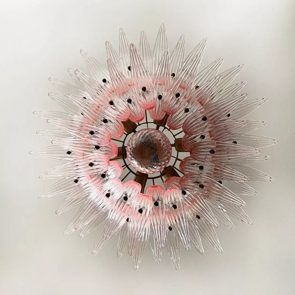 Murano Palmette Pink Chandelier product image