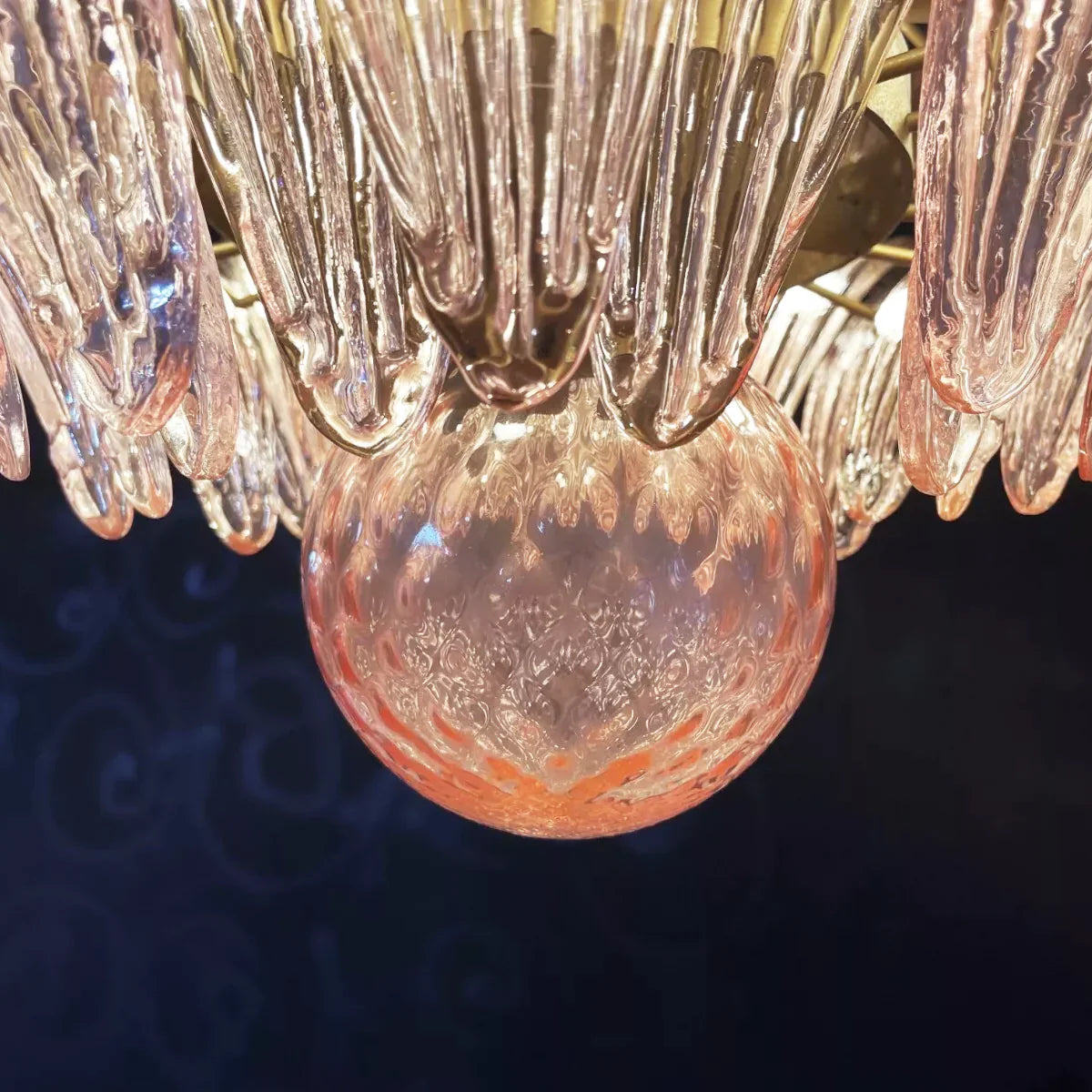 Murano Palmette Pink Chandelier product image