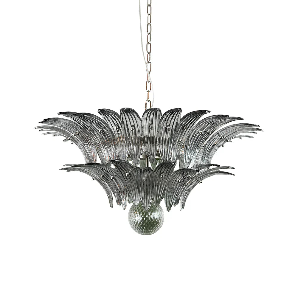 Murano Palmette Smoked Chandelier product image