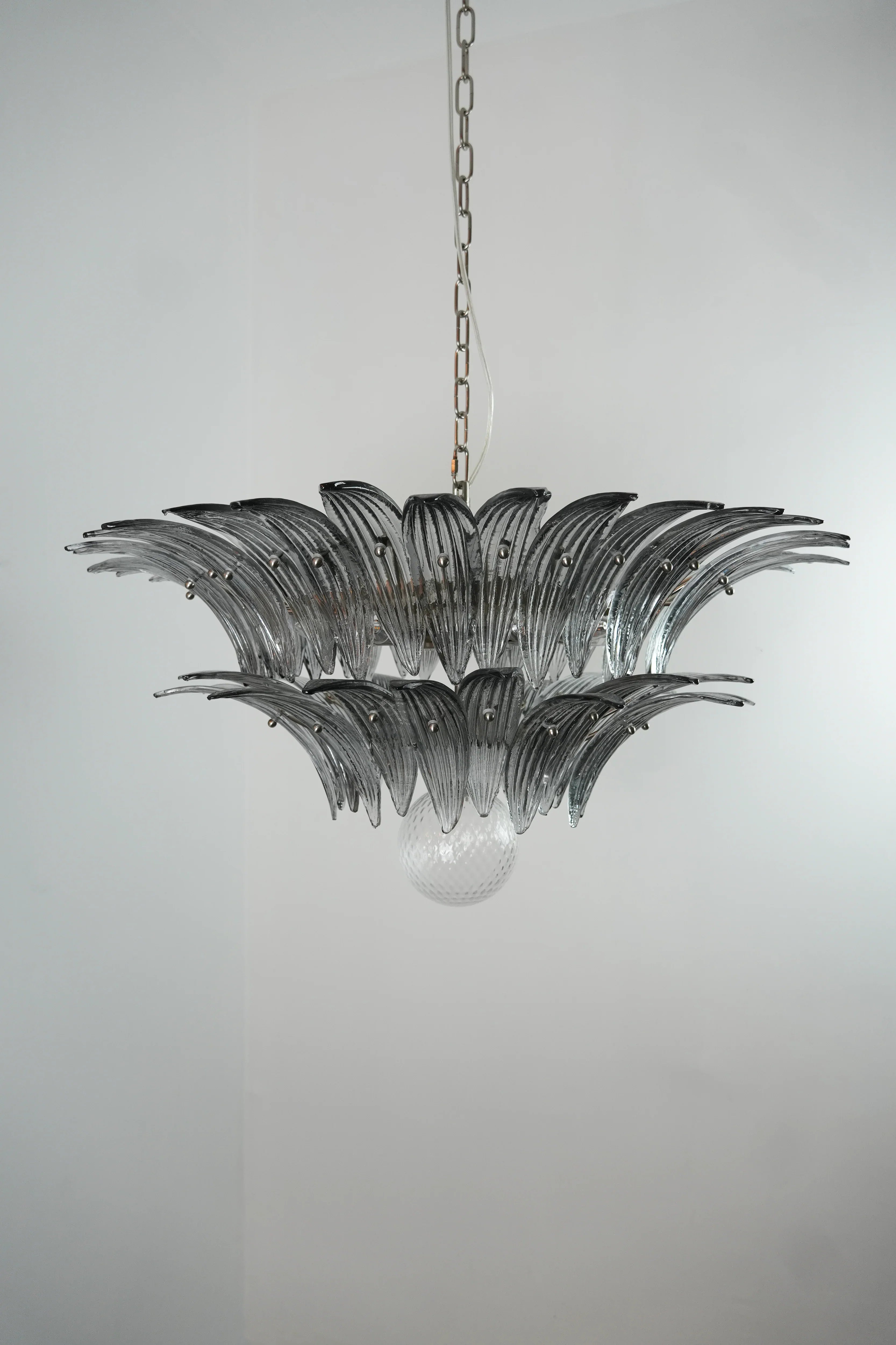 Murano Palmette Smoked Chandelier product image