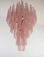 Murano Pink Petals Glass Chandelier product image