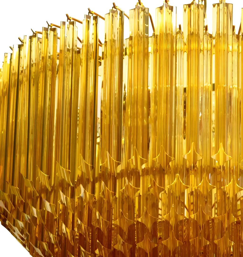 Murano Prisms Amber Chandelier product image