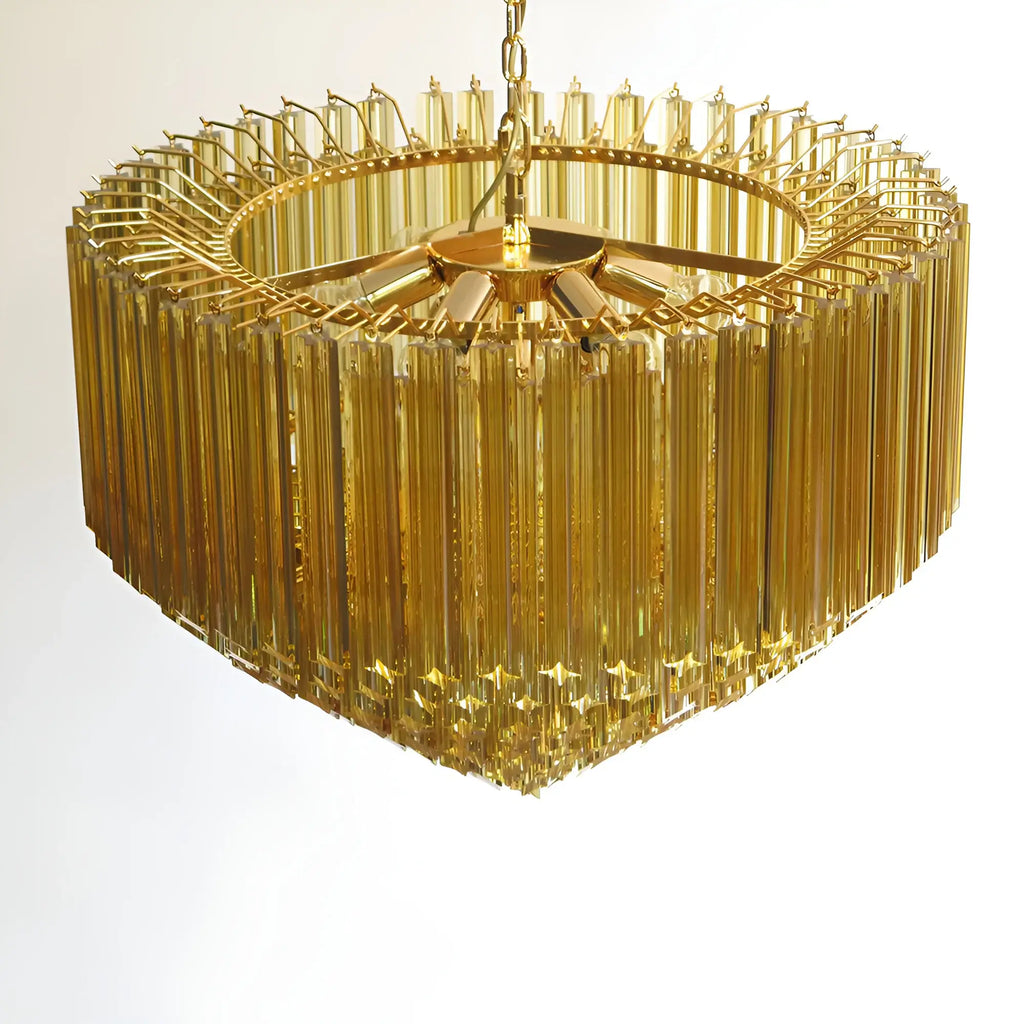 Murano Prisms Amber Chandelier product image