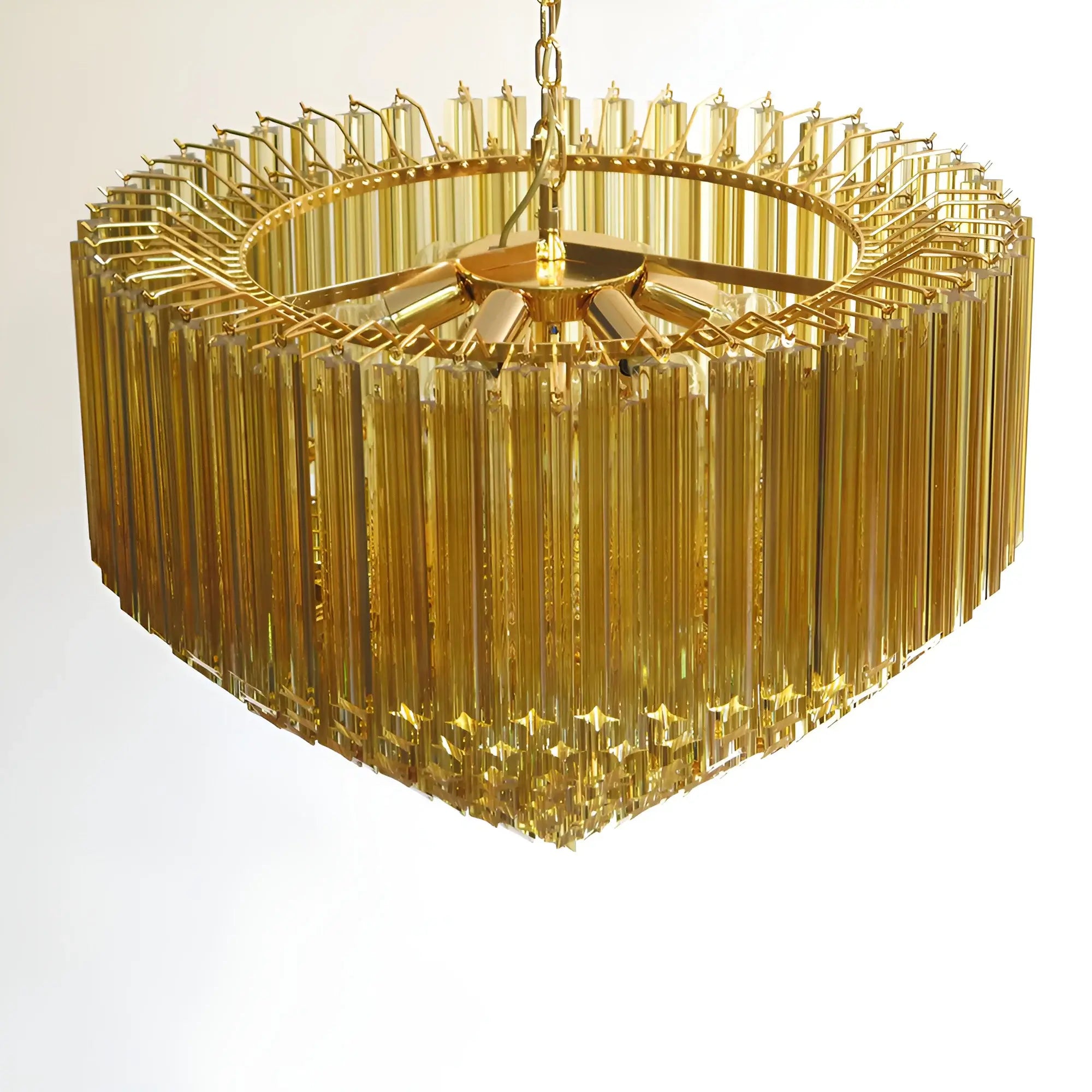 Murano Prisms Amber Chandelier product image