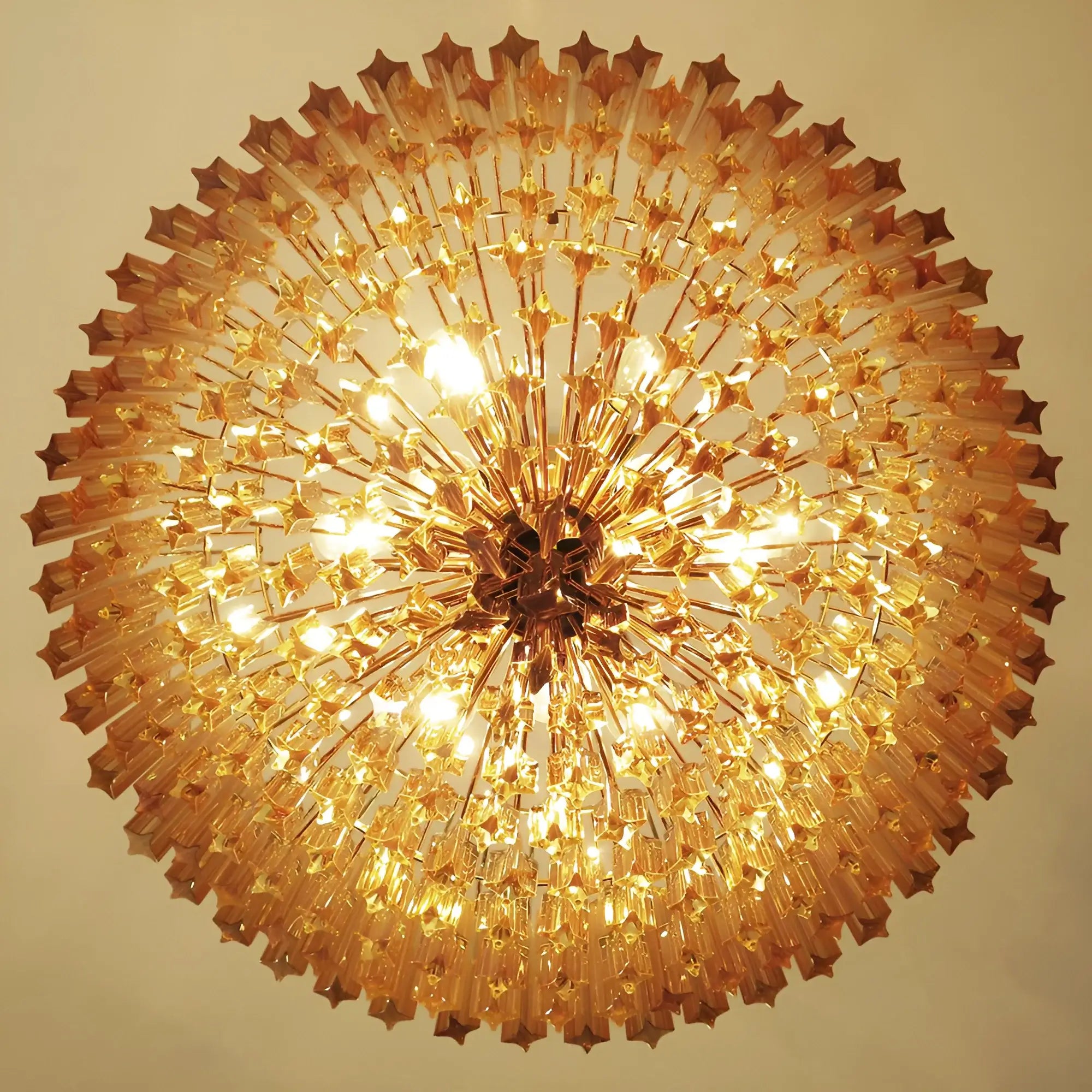 Murano Prisms Amber Chandelier product image