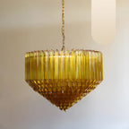 Murano Prisms Amber Chandelier product image