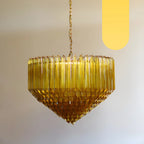 Murano Prisms Amber Chandelier product image