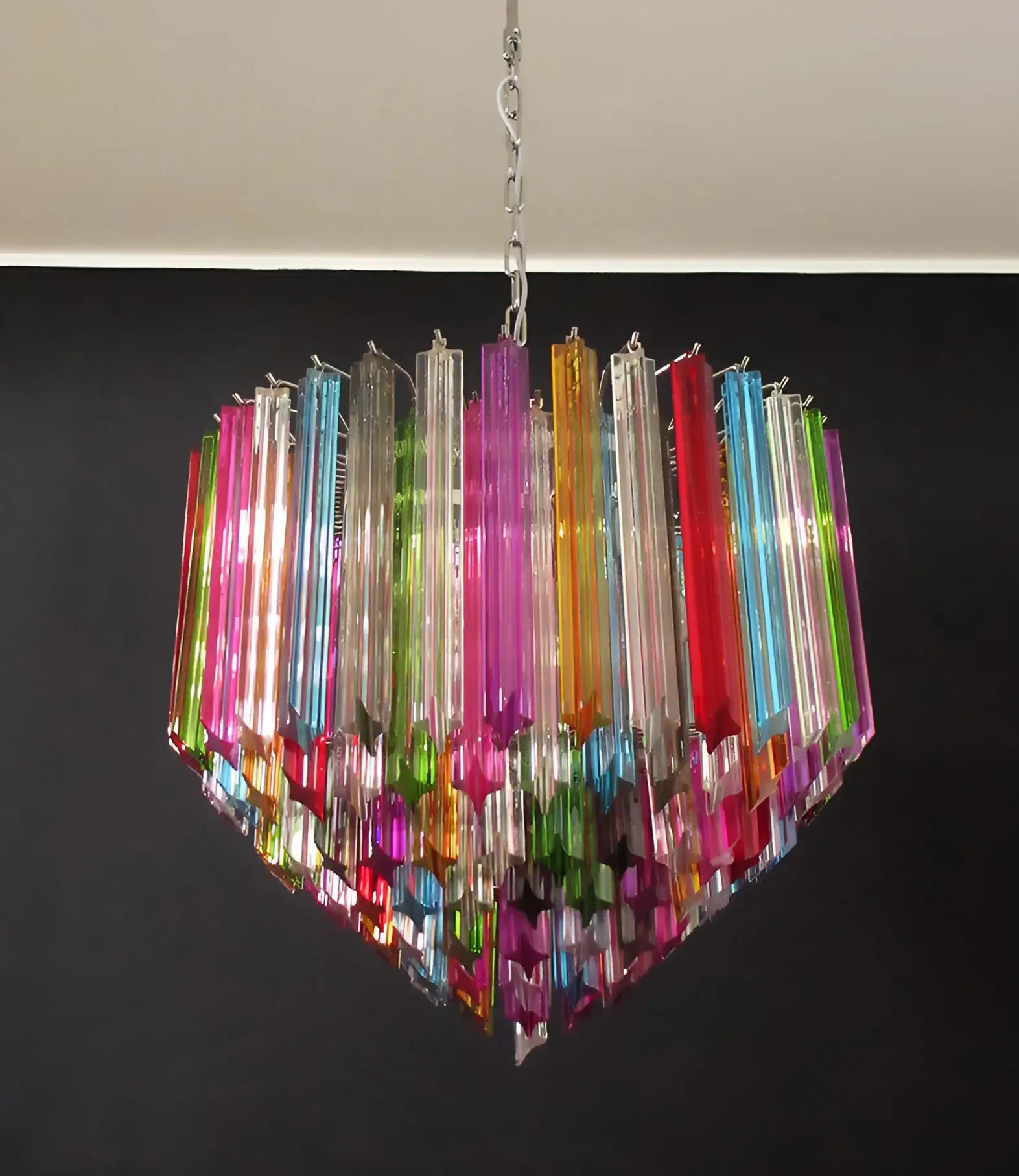 Murano Prisms Multicolored Chandelier product image