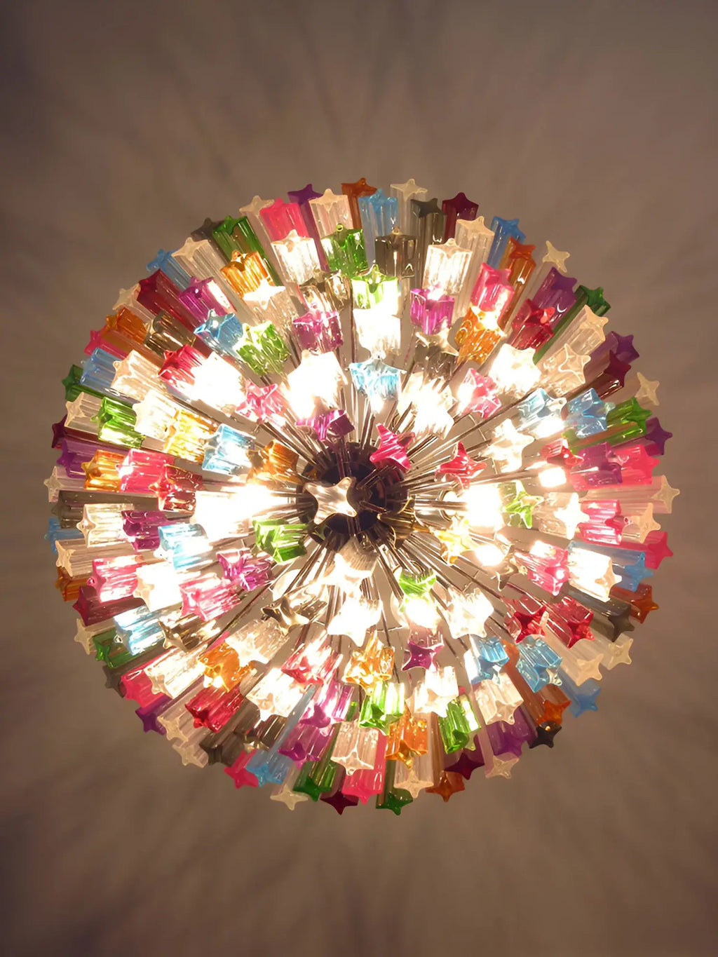 Murano Prisms Multicolored Chandelier product image