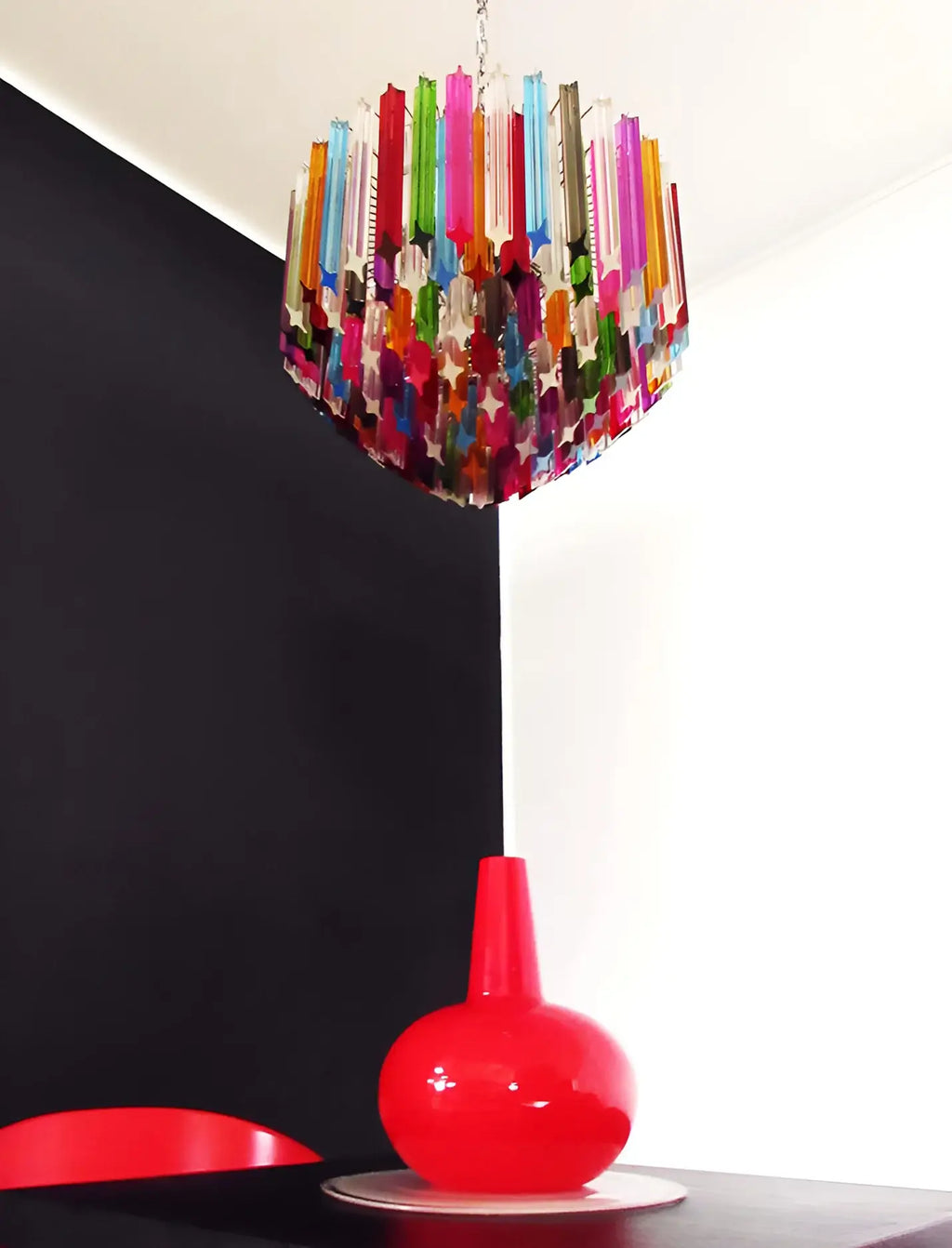 Murano Prisms Multicolored Chandelier product image