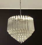 Murano Quadriedri Prisms Transparent Chandelier product image