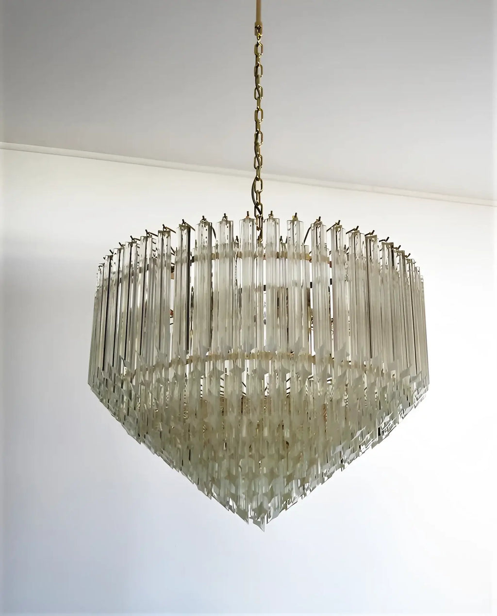 Murano Quadriedri Prisms Transparent Chandelier product image