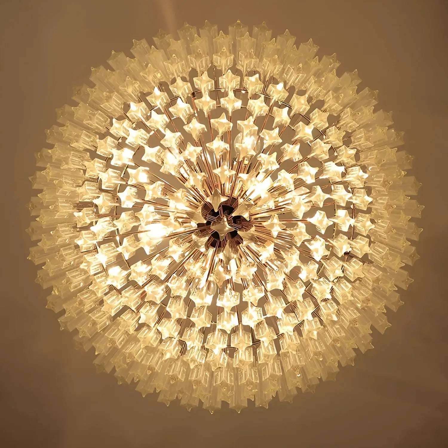 Murano Quadriedri Prisms Transparent Chandelier product image