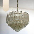 Murano Quadriedri Prisms Transparent Chandelier product image