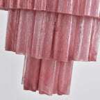 Murano Red Glass Tubes Chandelier product image