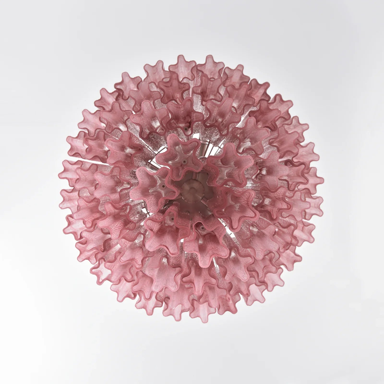 Murano Red Glass Tubes Chandelier product image