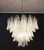 Murano Glass Leaves Transparent Chandelier product image