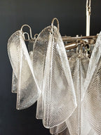 Murano Glass Leaves Transparent Chandelier product image
