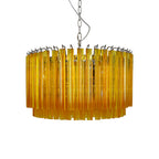 Murano Round Prisms Amber Chandelier product image