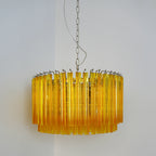 Murano Round Prisms Amber Chandelier product image