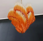 Murano Shaded Amber Prism Chandelier product image