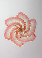 Murano Shaded Pink Prism Chandelier product image
