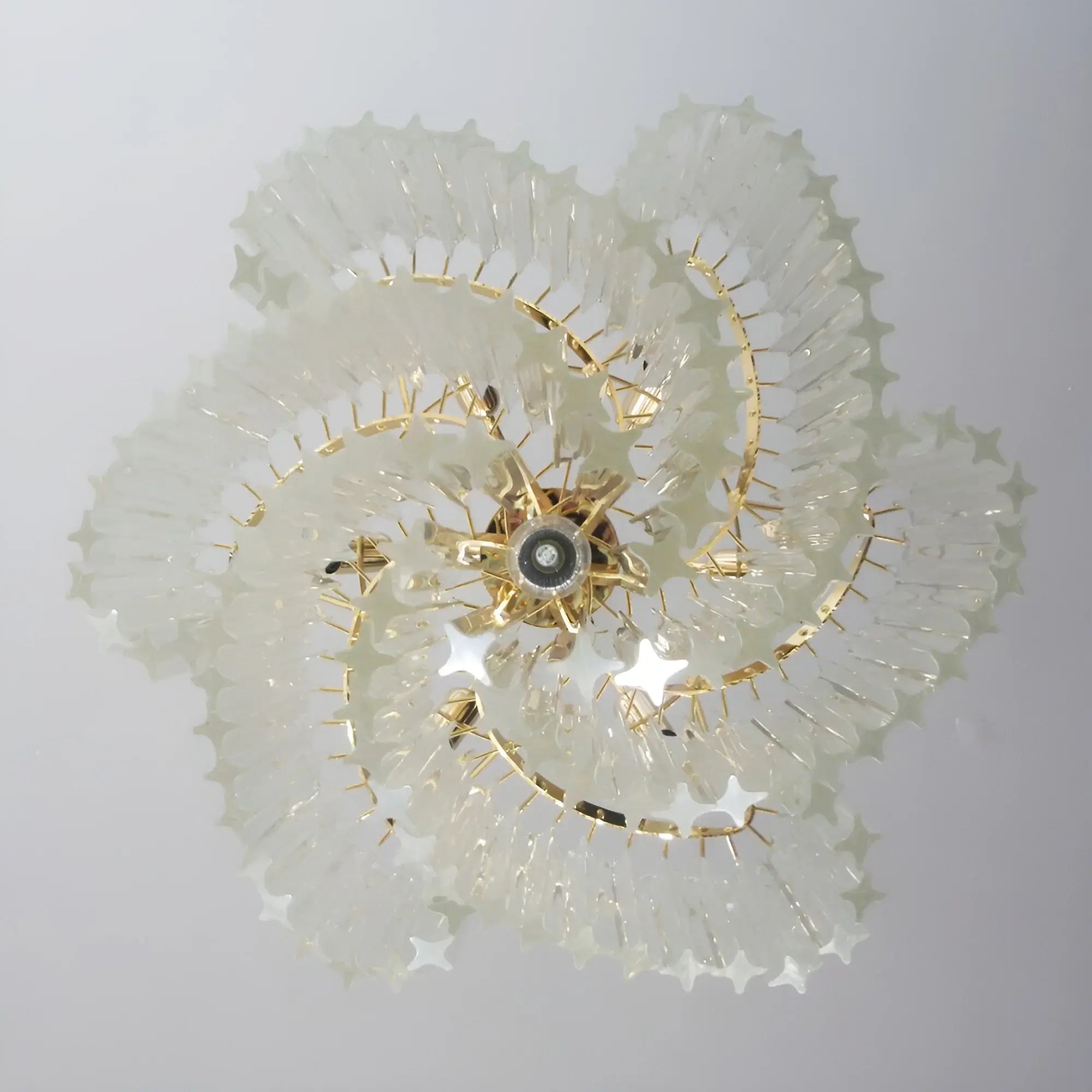 Murano Shaded Trasparent Prism Chandelier product image