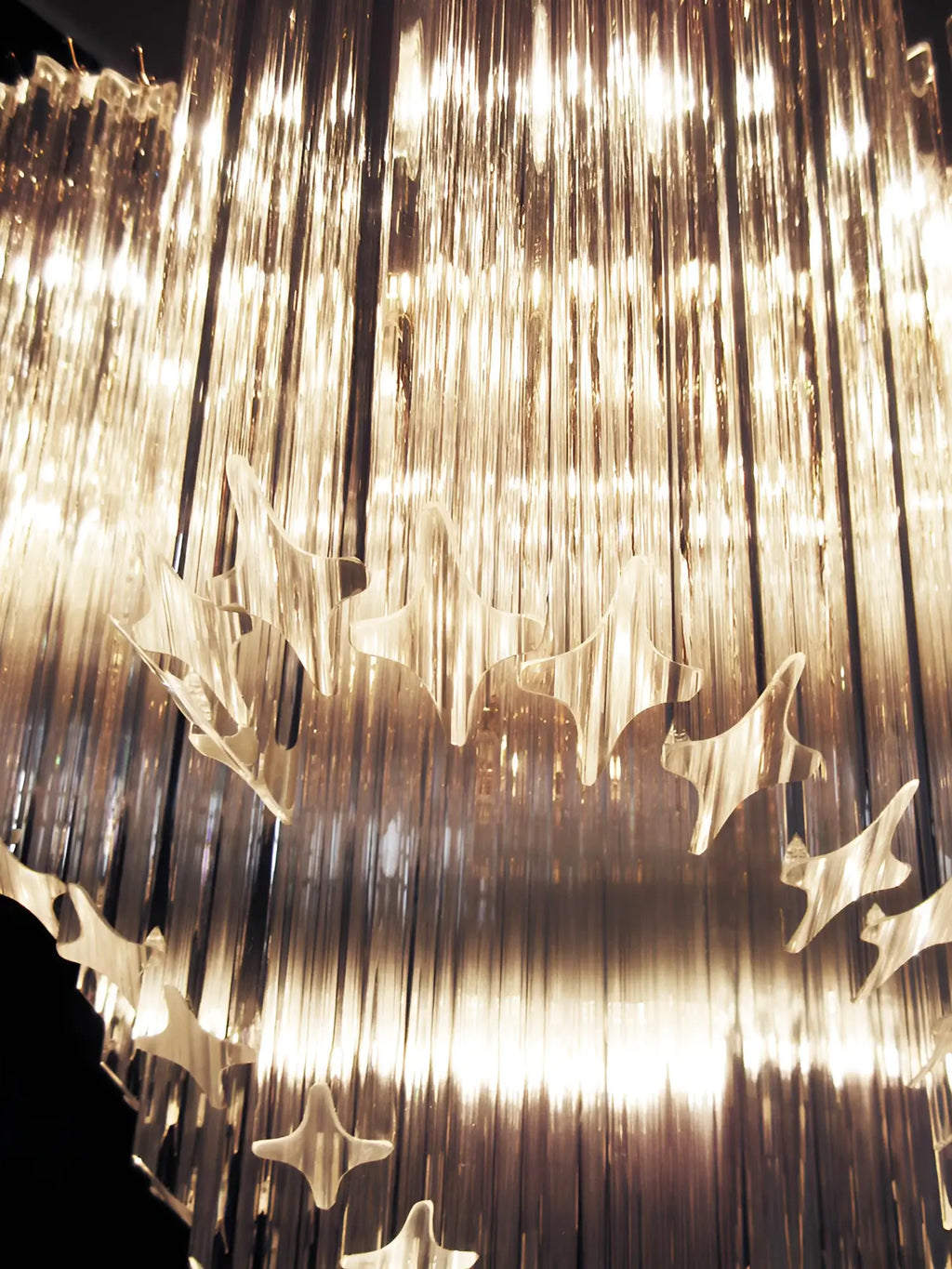 Murano Shaded Trasparent Prism Chandelier product image
