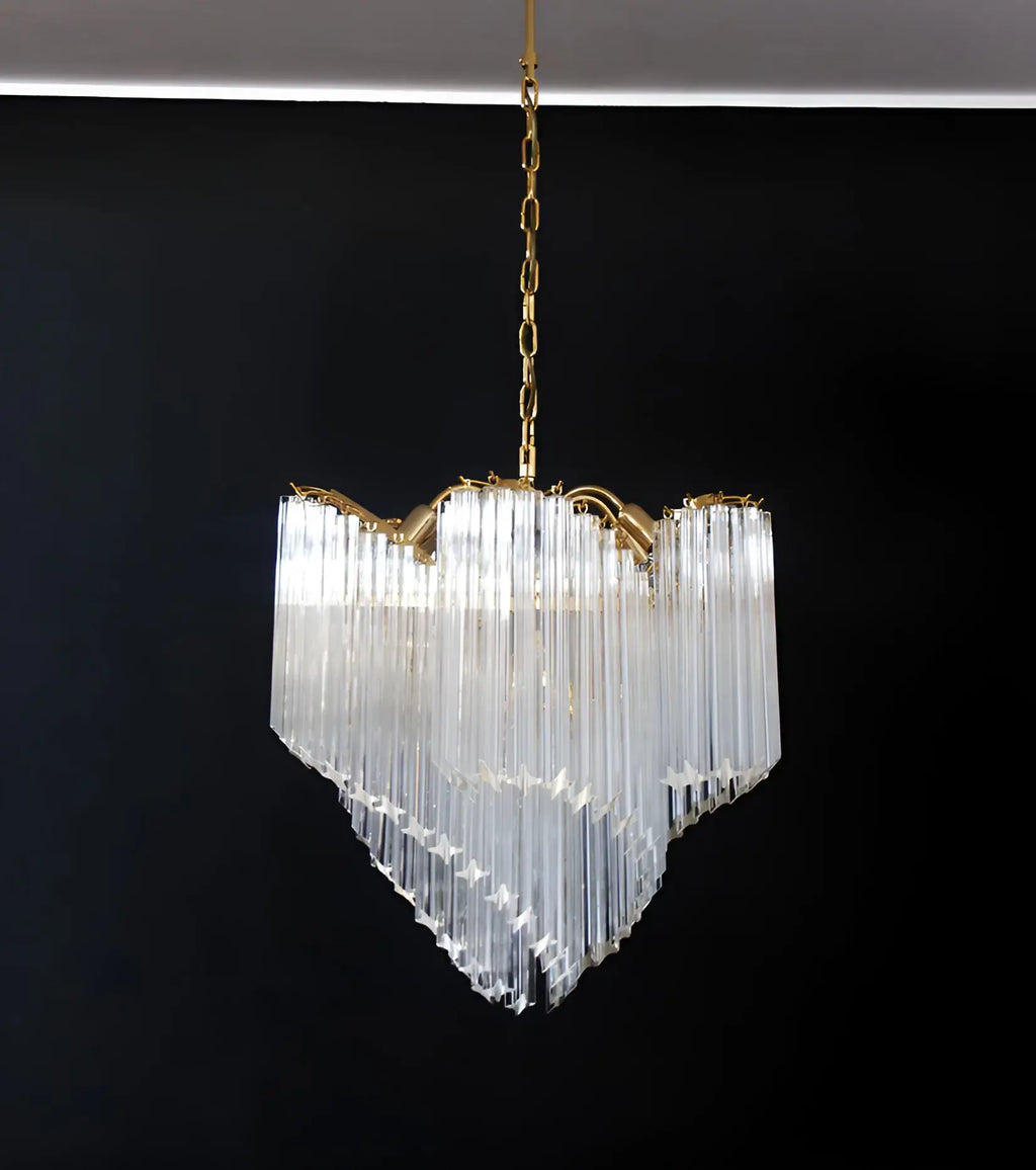 Murano Shaded Trasparent Prism Chandelier product image