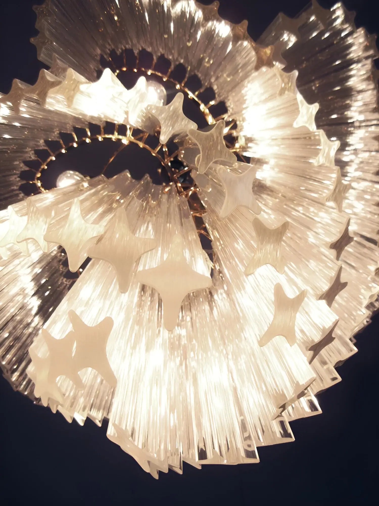 Murano Shaded Trasparent Prism Chandelier product image
