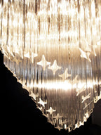 Murano Shaded Trasparent Prism Chandelier product image