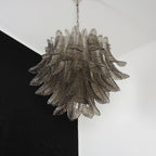 Murano Smoked Ferns Glass Chandelier product image