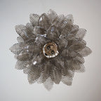 Murano Smoked Ferns Glass Chandelier product image