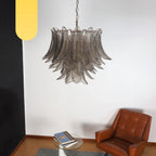 Murano Smoked Ferns Glass Chandelier product image
